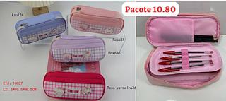 Estojo feminina (pacote cada um R$10.8 Só vende pacote