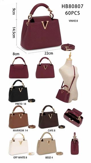 Bolsa feminina média com qualidade bom ( pacote mais barato
