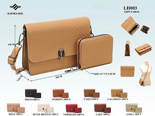 Bolsa pequeno com kit carteira ((pacote cada um fazer R$28