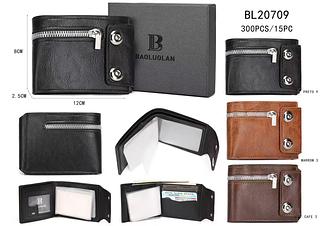 Carteira masculino (pacote cada um fazer R $11(com 15pcs