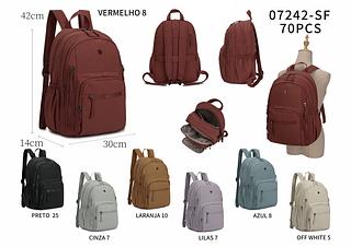 Mochila grande tecido qualidade bom ( pacote cada um fazer R$62
