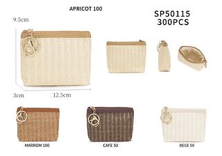 Bolsa de palha porta moeda (pacote cada um fazer R$8.5