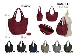 Bolsa grande materiał nylon ((Pacote cada um fazer R$58