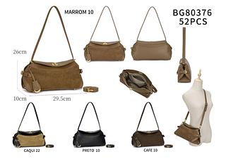 Bolsa material camurça média qualidade bom(pacote mais barato