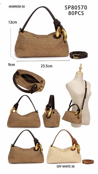Bolsa de verão palha (pacote mais barato