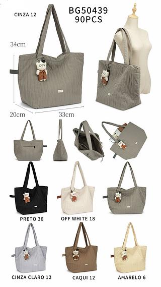Bolsa de grande material tecido (pacote cada um fazer R$:40