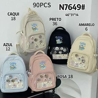 Mochila grande tecido qualidade bom ( pacote cada um fazer R$55