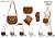 Bolsa feminina ( pacote mais barato