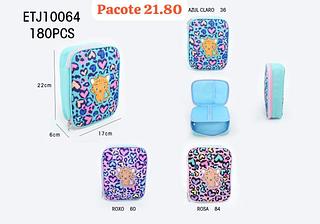 Estojo feminina (pacote cada um R$21.8 Só vende pacote