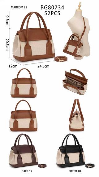Bolsa média Feminina ( pacote mais barato