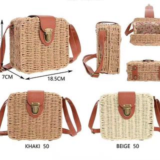 Bolsa pequeno de palha ( pacote mais barato