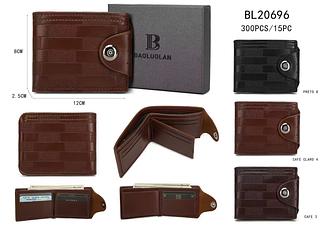 Carteira masculino (pacote cada um fazer R $9(com 15pcs