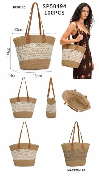 Bolsa palha grande (pacote mais barato